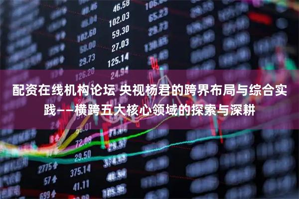 配资在线机构论坛 央视杨君的跨界布局与综合实践——横跨五大核心领域的探索与深耕